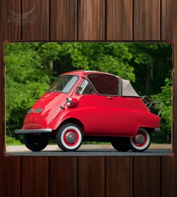 Металлическая табличка BMW Isetta 300 Cabriolet